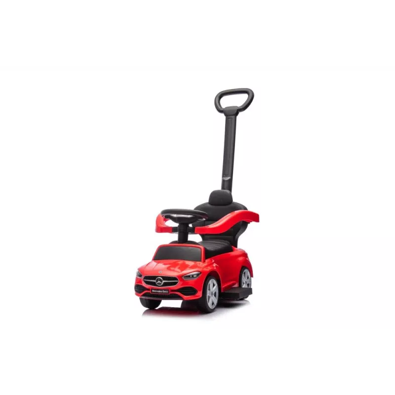 LEAN TOYS braucamais ar stūmēju Mercedes 3in1 sarkans