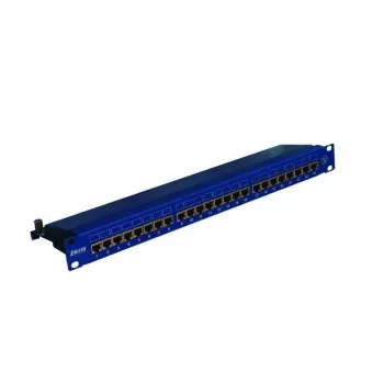 EMITERNET PANELIS 19, 24XRJ45 STP CAT.5E (1U) ZILS DCN/PPFA674BKS248C5E
