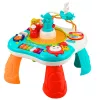 LEAN TOYS Izglītojošs galds Interaktīvs mūzikas panelis Klavieres 2 in 1 Tirkīza