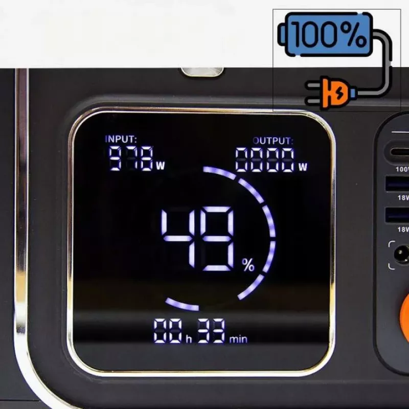 Pārnēsājama barošanas stacija Orllo 1200W/1500W enerģijas krātuve LIFEPO4 EVE