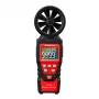 HABOTEST HT625B digitālais anemometrs ar USB, vēja ātruma/temperatūras/gaisa tilpuma mērītājs, LCD ar fona apgaismojumu, ārējais lāpstiņu sensors