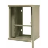 EMITER EM/SH02B5412-08 Light Series 19 collu 12U sienas montāžas tīkla skapis, rūdīta stikla durvis, 550×450×590 mm