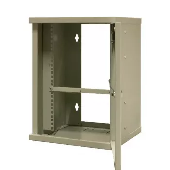 EMITER EM/SH02B5412-08 Light Series 19 collu 12U sienas montāžas tīkla skapis, rūdīta stikla durvis, 550×450×590 mm