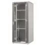 EMITER EM/SH05D-8042 Brīvstāvošs serveru skapju skapis 42U 800x1000x1980mm Melns Stikla/Tērauda Durvis