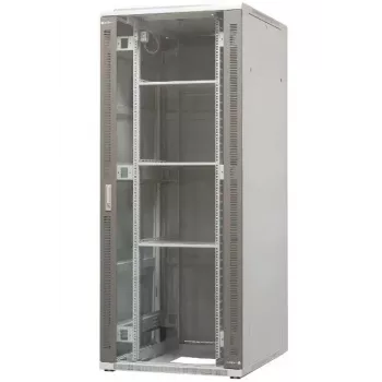 EMITER EM/SH05D-8042 Brīvstāvošs serveru skapju skapis 42U 800x1000x1980mm Melns Stikla/Tērauda Durvis