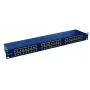 EMITERNET PANELIS 19, 48XRJ45 STP CAT.6 (1U) AR PLUKTU, ZILS