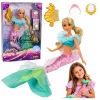 LEAN TOYS Anlily nāriņas lelle ar fliteru asti, aksesuāriem, spoguli un ķemmi