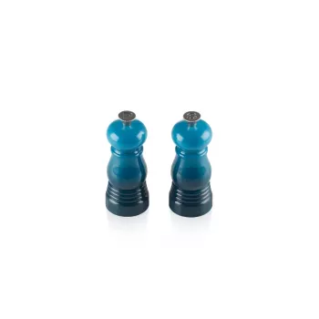 Le Creuset sāls un piparu dzirnaviņu komplekts 11cm zils