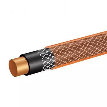 NEO TOOLS 15-802 1/2 collu x 50 m 4-slāņu dārza šļūtene, 25 bāru pārplīšanas spiediens, UV un aļģu izturīga, neveidojas cilpas, elastīgs PVC, zaļa