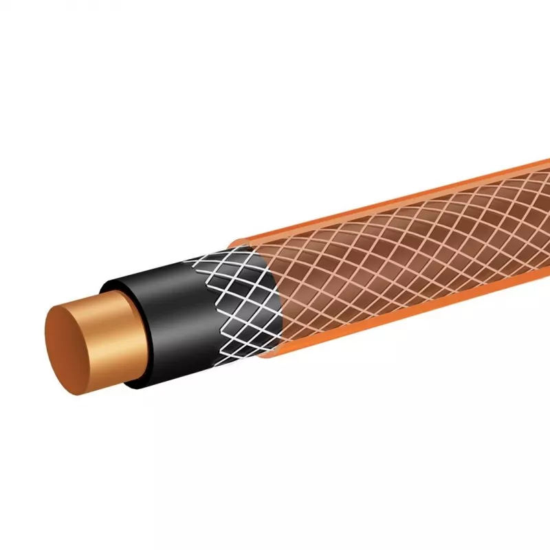 NEO TOOLS 15-802 1/2 collu x 50 m 4-slāņu dārza šļūtene, 25 bāru pārplīšanas spiediens, UV un aļģu izturīga, neveidojas cilpas, elastīgs PVC, zaļa