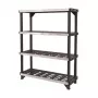 KETER 4 līmeņu plaukts Fused 122,1x45,7x152,4cm melns