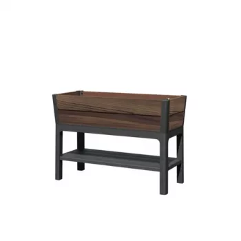 KETER Puķu pods Deco Elevated Garden Bed 48L Walnut