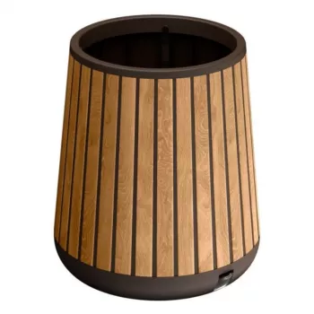 KETER Puķu pods Deco Conic Planter Venetian Brown