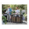 KETER Grila galds Deco Unity XL 207L valriekstu tonis