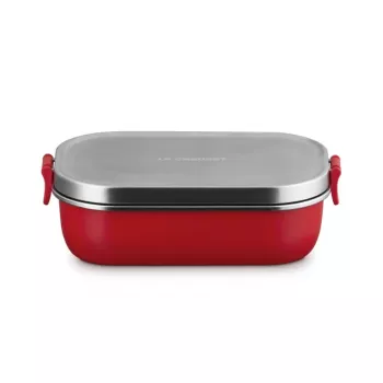 LE CREUSET pusdienu kārba ON THE GO 900ml sarkana
