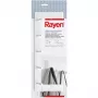 RAYEN durvju āķis pakarināšanai / 5 āķi / balts