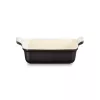 Le Creuset taisnstūra Heritage keramikas trauks 19x14cm / 1,1L melns