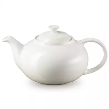 LE CREUSET akmensmasas tējkanna 1,3L balta