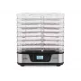 ETA Secca Premium ETA930190000 pārtikas žāvētājs, 8 taisnstūra paplātes, 380 W, sudraba