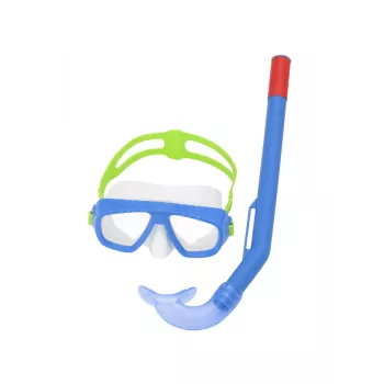 Niršanas maska ar snorkeli Tumši zilā Bestway 24018