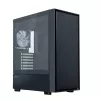 Zalman S6 melns ATX Mid Tower datora korpuss ar 4 ARGB ventilatoriem un rūdītu stiklu
