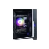 Zalman D30 melns mATX Mini Tower datora korpuss ar 3x 120mm ARGB ventilatoriem un rūdīta stikla sānu paneli