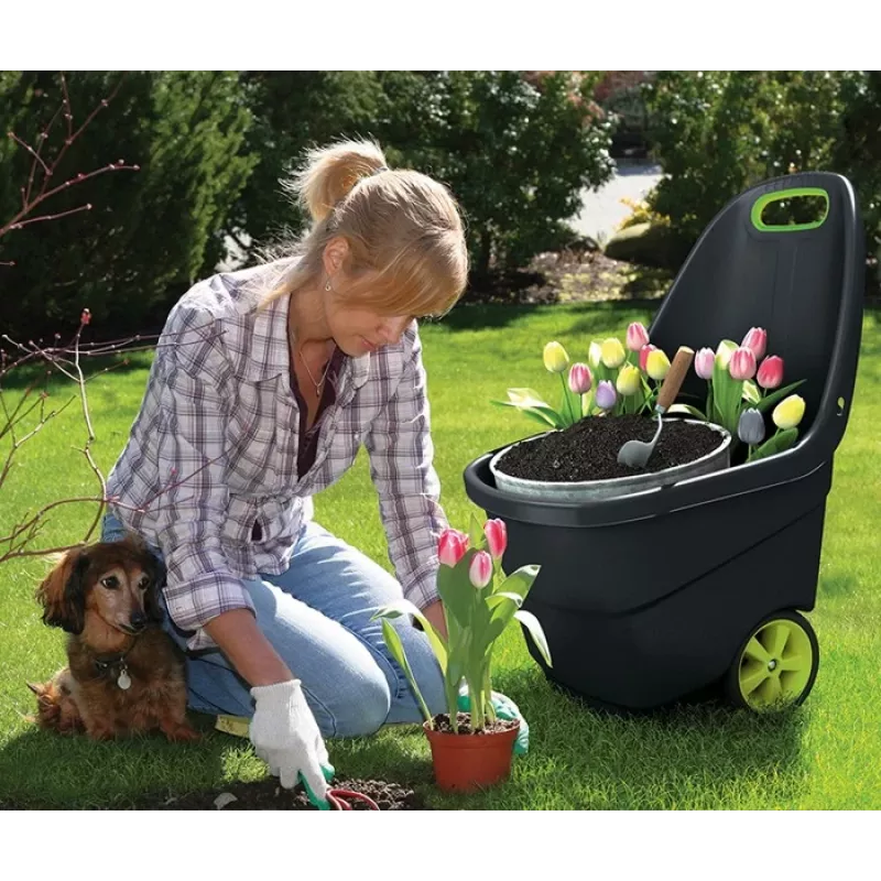 KETER Easy Go XL 62L tumši pelēks