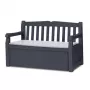 KETER Uzglabāšanas sols Eden Garden Bench 265L pelēks