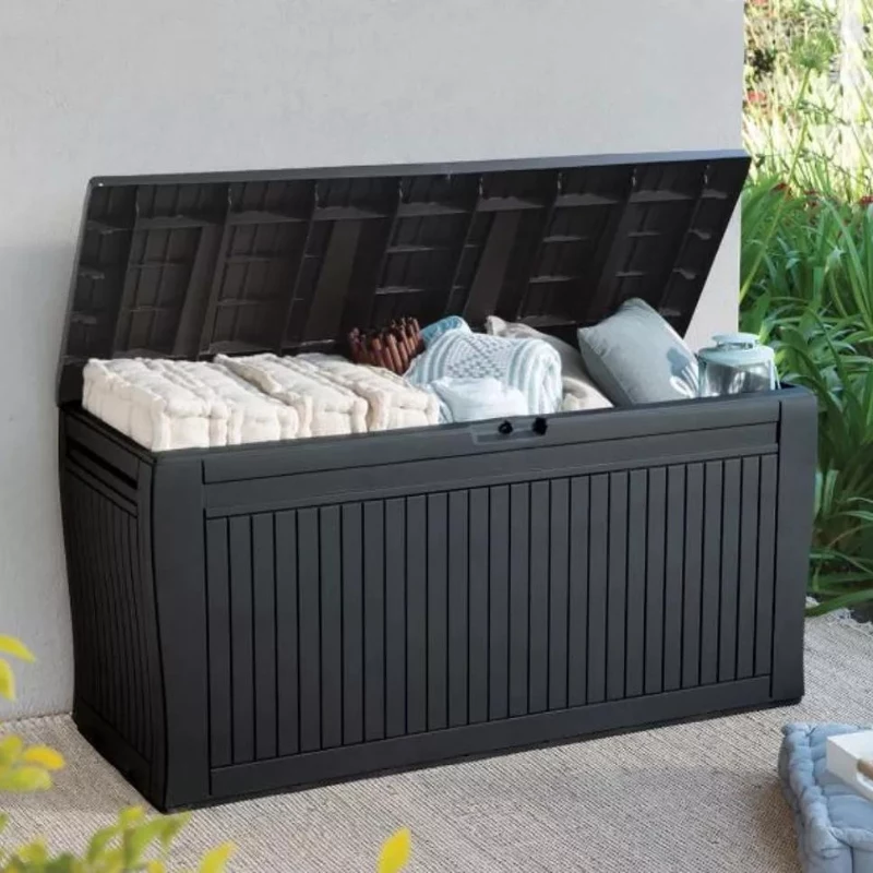 KETER Comfy uzglabāšanas kaste 270L pelēka