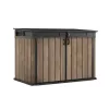 KETER dārza nojume Deco Horizontal Shed oša koka tonī