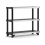 KETER 3 līmeņu plaukts Fused 122,1x45,7x105,8 cm melns