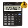 REBELL RE-SDC412 BX pussemi-deskop kalkulators, 12 ciparu LCD, divu veidu barošana, melns