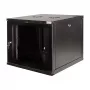 LOGILINK 19 inch sienas montāžas SOHO skapis 12U 540*550, flatpack, melns