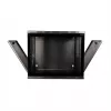 LOGILINK 19 inch sienas montāžas SOHO skapis 12U 540*550, flatpack, melns