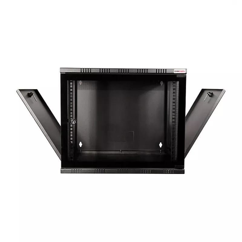 LOGILINK 19 inch sienas montāžas SOHO skapis 12U 540*550, flatpack, melns