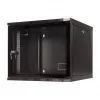 LOGILINK 19 inch sienas montāžas SOHO skapis 12U 540*550, flatpack, melns