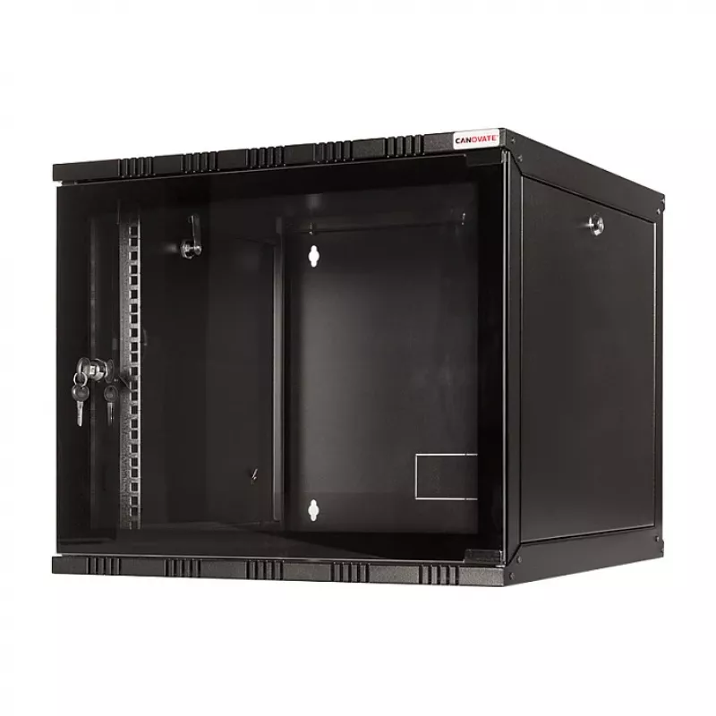 LOGILINK 19 inch sienas montāžas SOHO skapis 12U 540*550, flatpack, melns