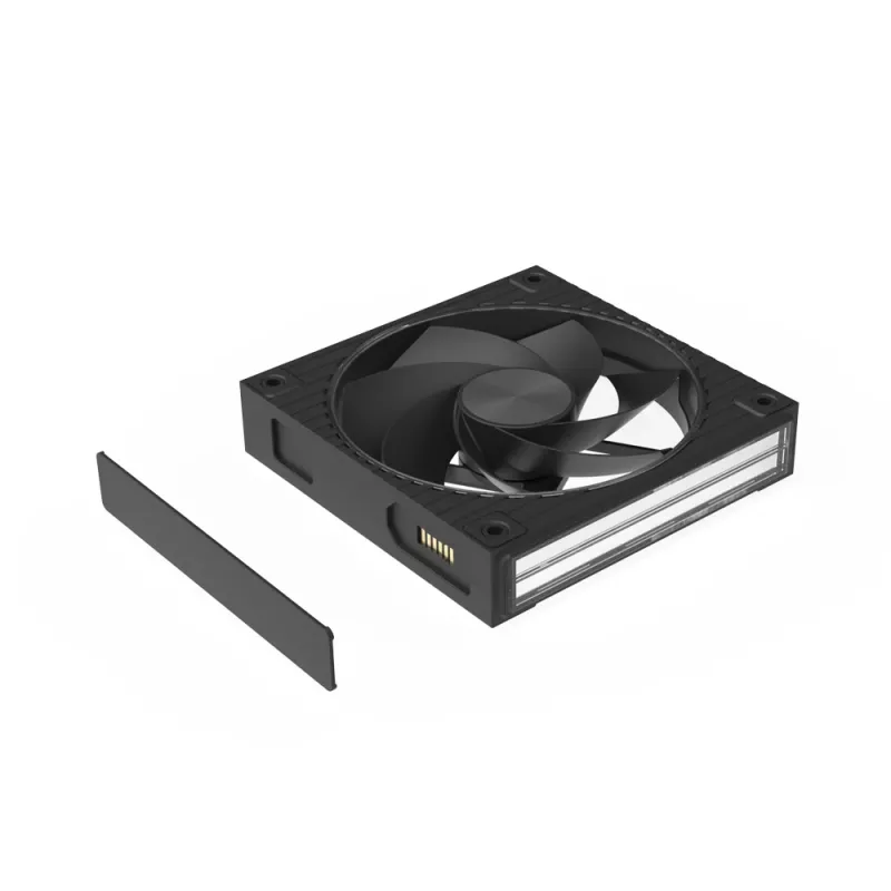 Zalman ZM-DF120R, 120mm Daisy Chain ventilators, reverss, 2300RPM, melns