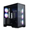 Zalman D50, ATX Mid Tower datora korpuss, 3 x 120mm ventilatori, melns