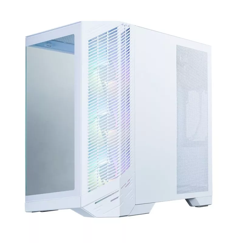 Zalman D50 balts ATX Mid Tower datora korpuss ar 3x ARGB ventilatori un rūdītu stiklu