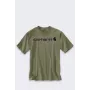 Carhartt Dearborn Relaxed Logo T-krekls DUSTY OLIV