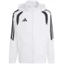 adidas Tiro 26 League vējjakas bērnu jaka balta JY9722 140cm
