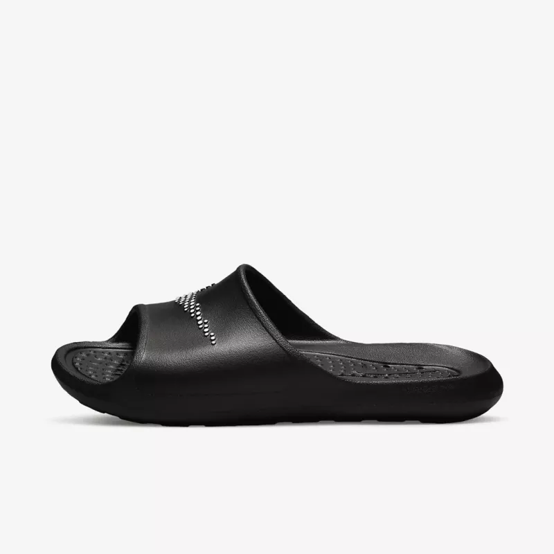 Nike Victori One Shower Slide vīriešu unisex melnas baltas CZ5478-001 40. izmērs