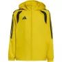 adidas Tiro 26 League Windbreaker bērnu vējjaka dzeltena KT2425 152cm