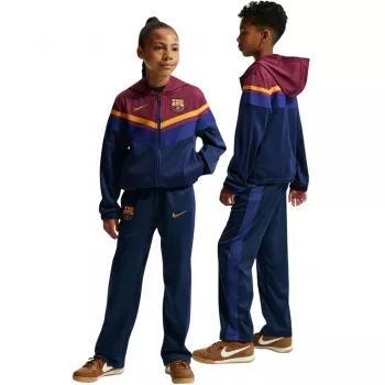 Bērnu treniņtērps Nike FC Barcelona Home tumši zils-bordo IO3566 682 S