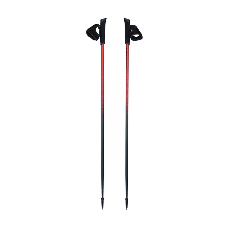 Nordic Walking Pro Trainer 110cm Viking nūjas sarkanā/melnā