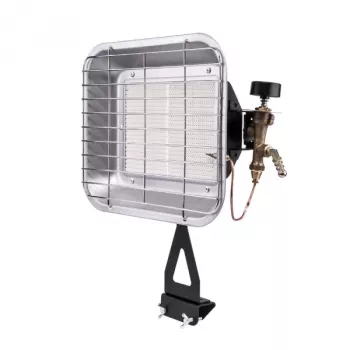 RADIANT PG-009G Gāzes starojuma sildītājs 11 kg LPG balonam, 4,2 kW, Pjezo aizdedze, Keramiskais deglis, 3 jaudas režīmi
