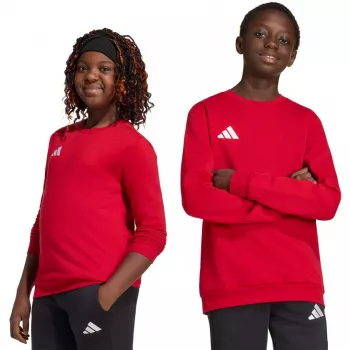 adidas Entrada 26 Sweat Top bērnu svīteris sarkans JZ6556 128cm