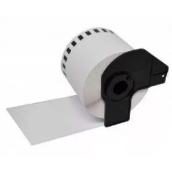 Brother DK22212 saderīgs melns uz balta nepārtraukta garuma etiķešu rullis 62mm x 15,25m