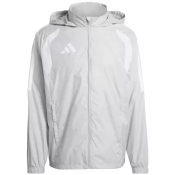 Bērnu vējjaka adidas Tiro 26 League Windbreaker pelēka KT2426 140cm